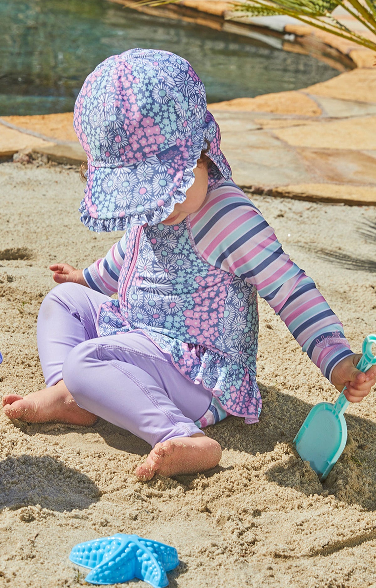 Baby Girl's Swim Flap Hat