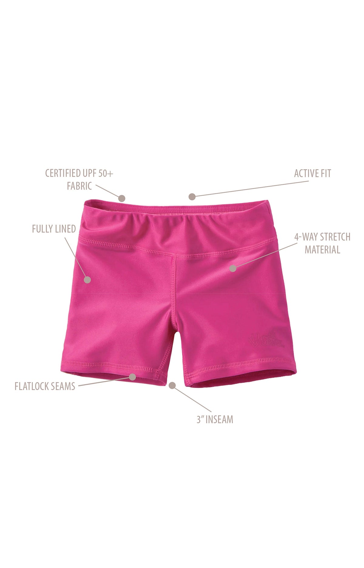 Girl's Active Swim Shorts