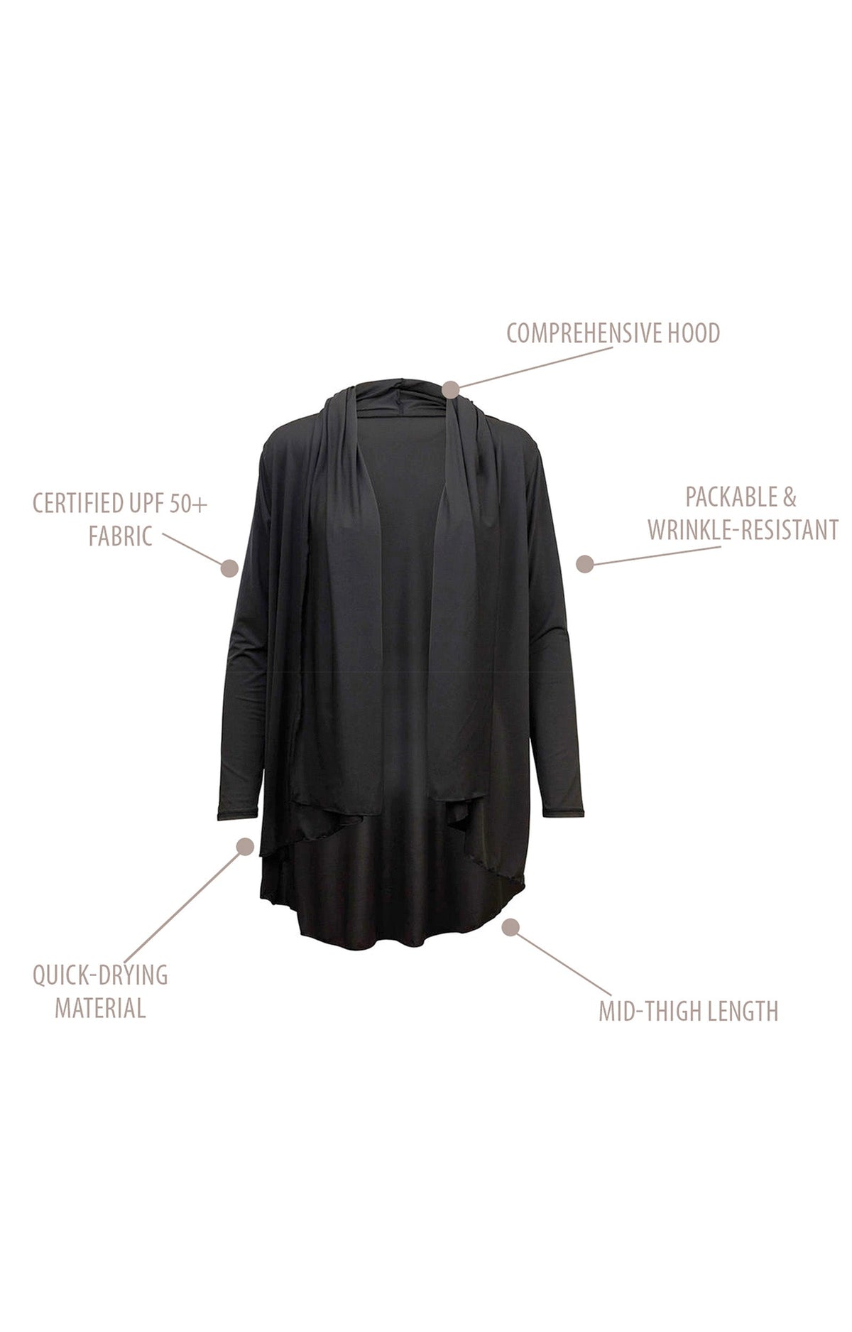 Women's Hooded Resort Wrap
