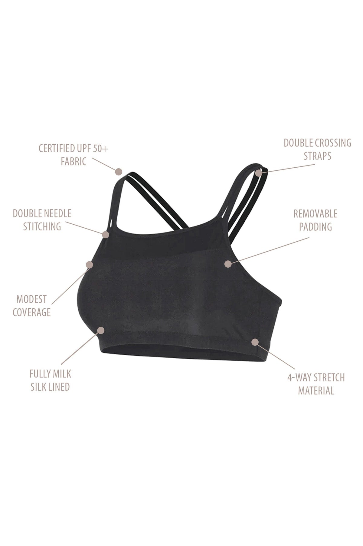 Women's Crisscross Swim Bra
