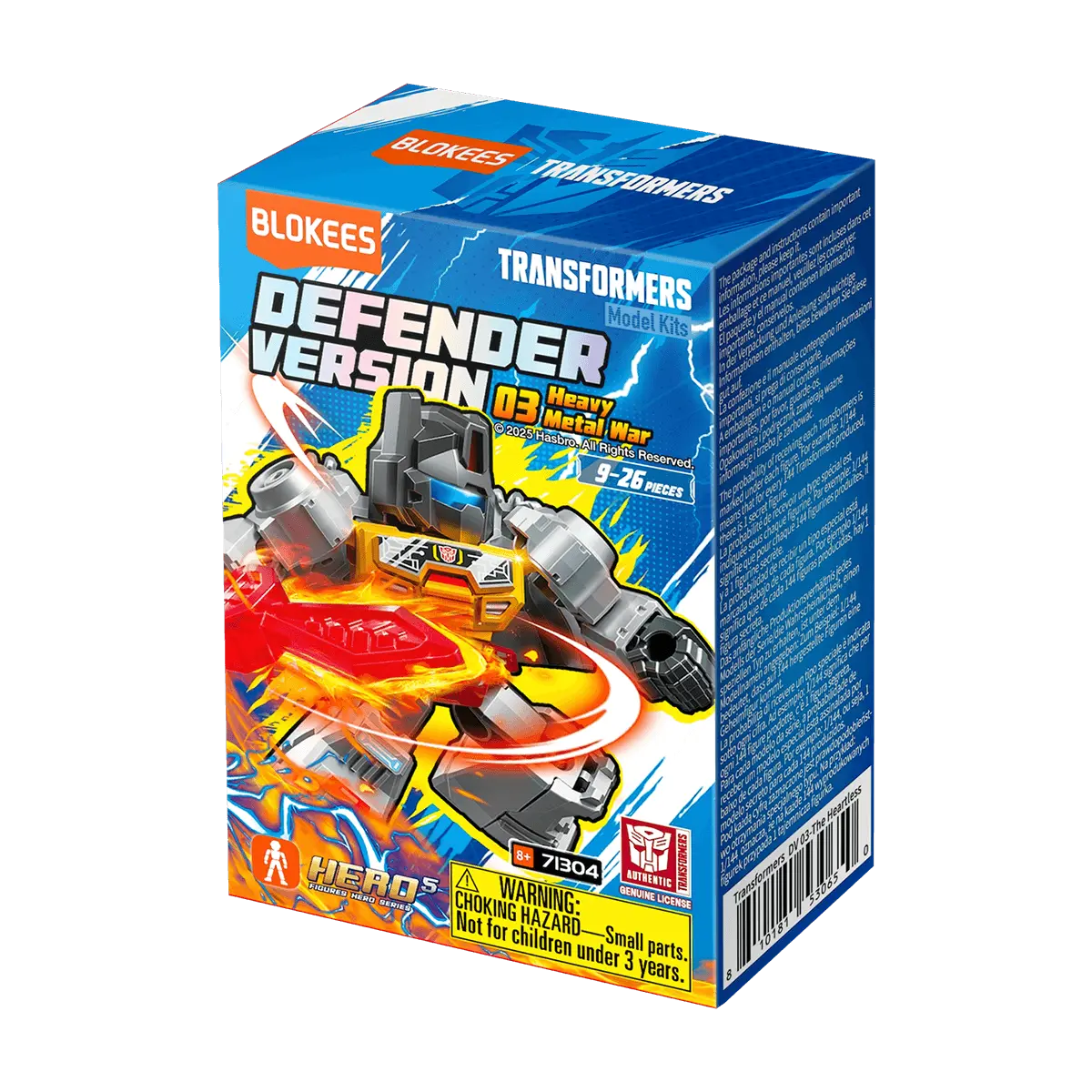 Blokees Transformers Defender Version 03 Heavy Metal War