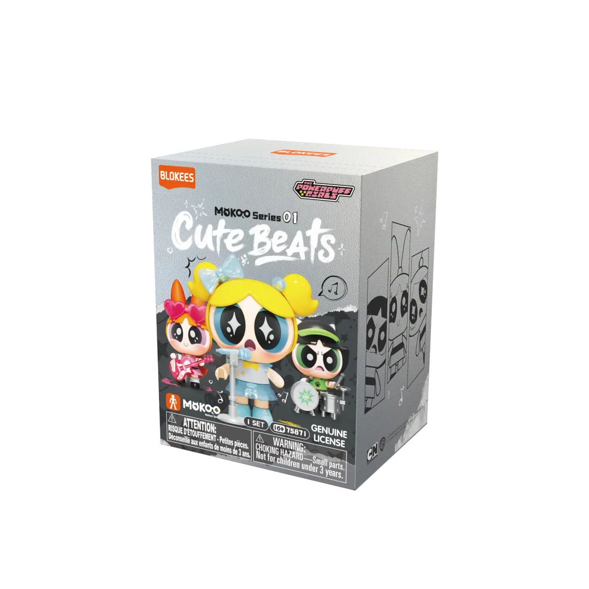 Blokees The Powerpuff Girls MOKOO Series 01 Cute Beats