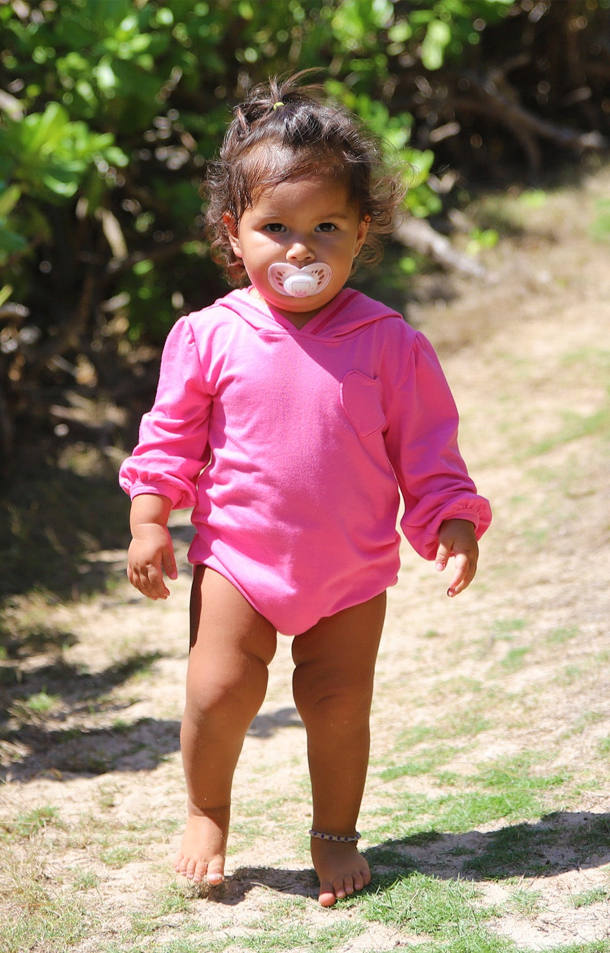 Baby Girl's Hooded Sunzie