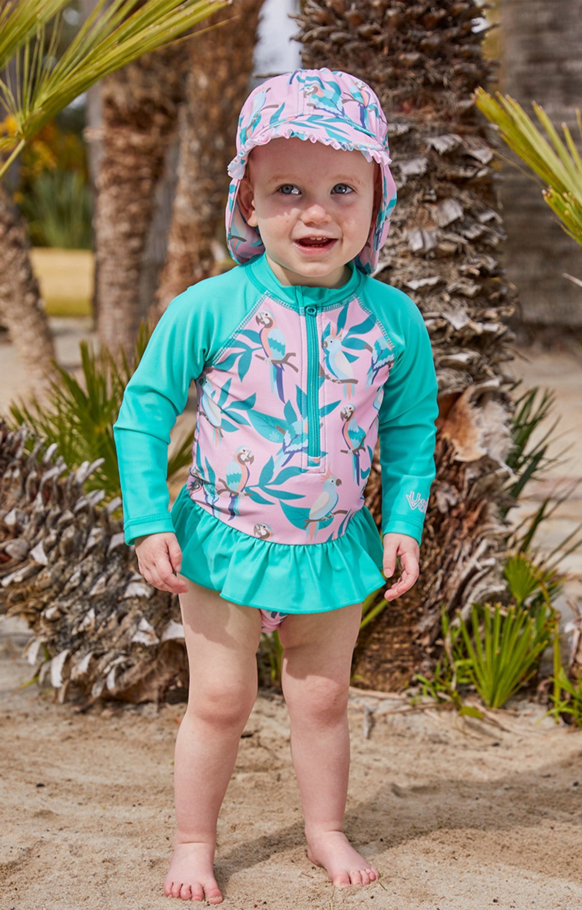 Baby Girl's Swim Flap Hat