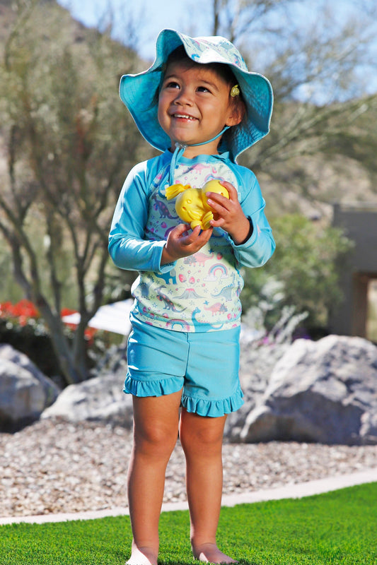 Baby Girl's Scalloped Bucket Hat