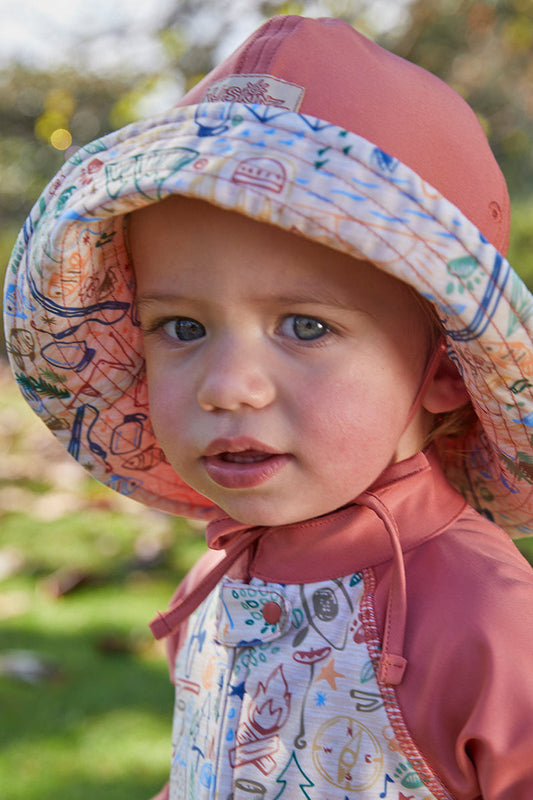Baby Boys' Reversible Sun Hat