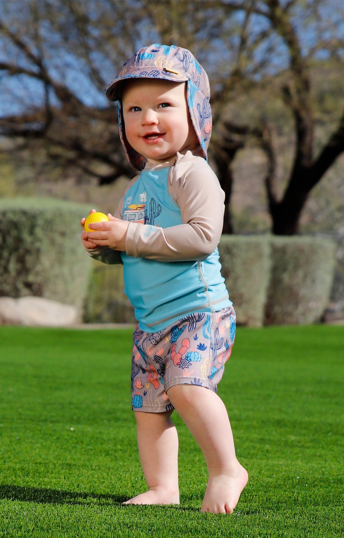 Baby Boy's Swim Flap Hat