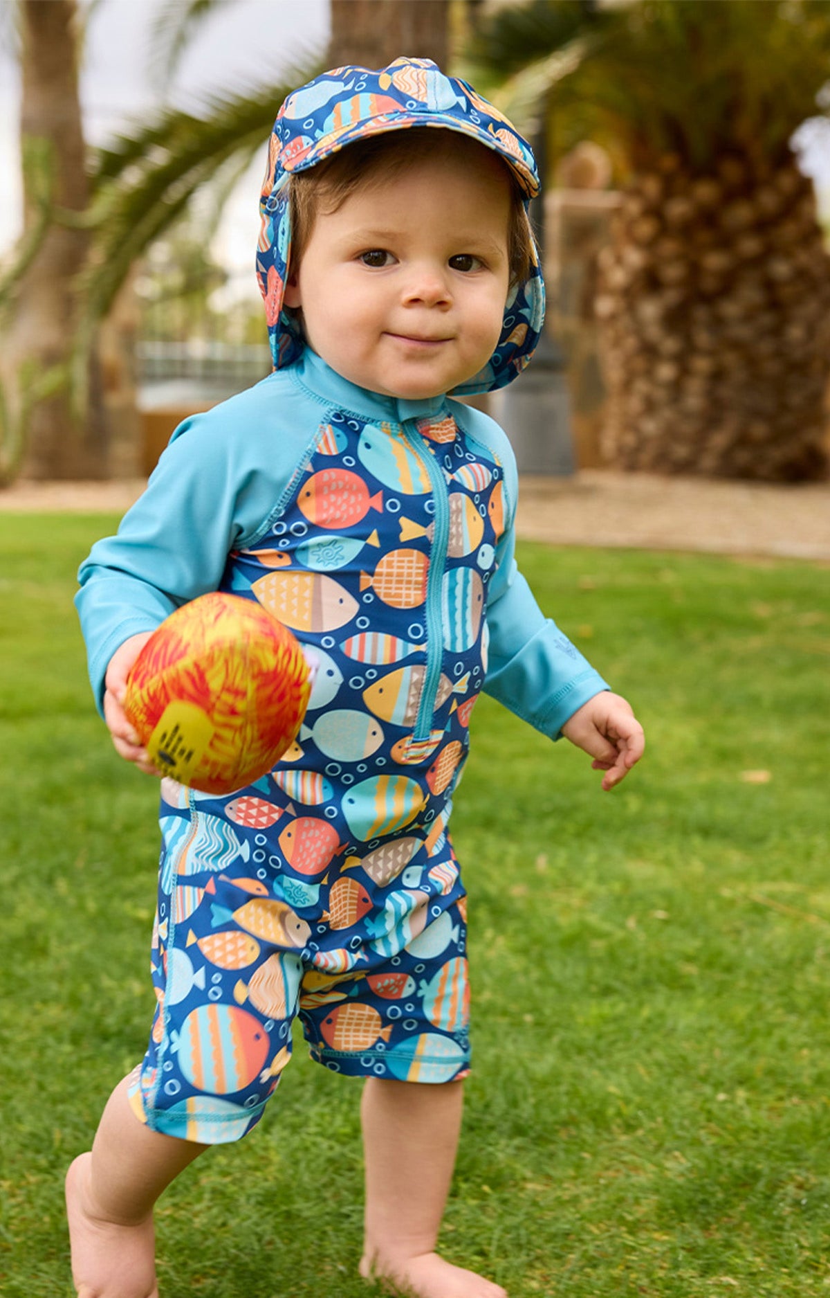 Baby Boy's Swim Flap Hat