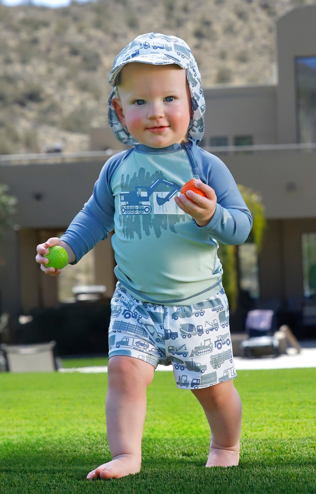 Baby Boy's Swim Flap Hat