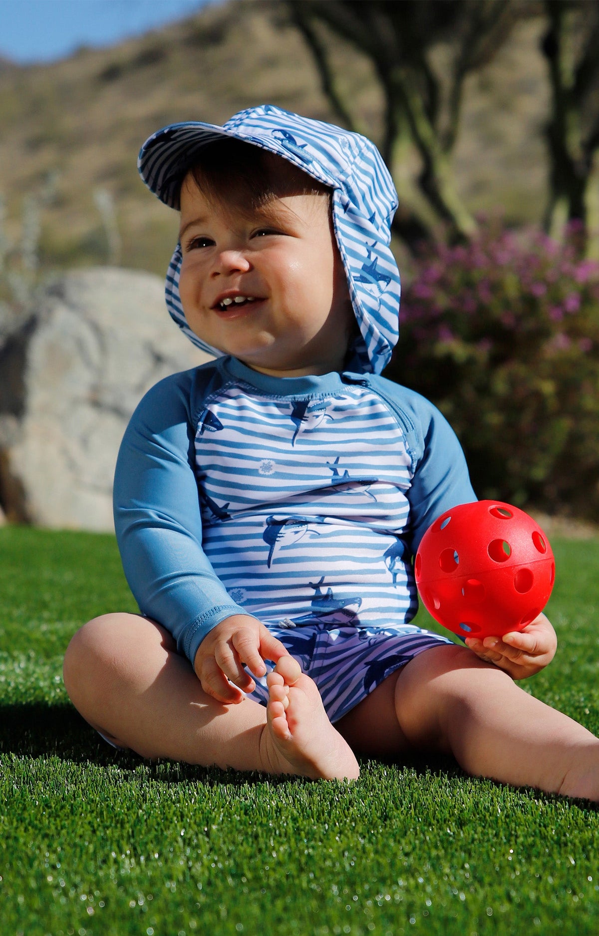 Baby Boy's Swim Flap Hat