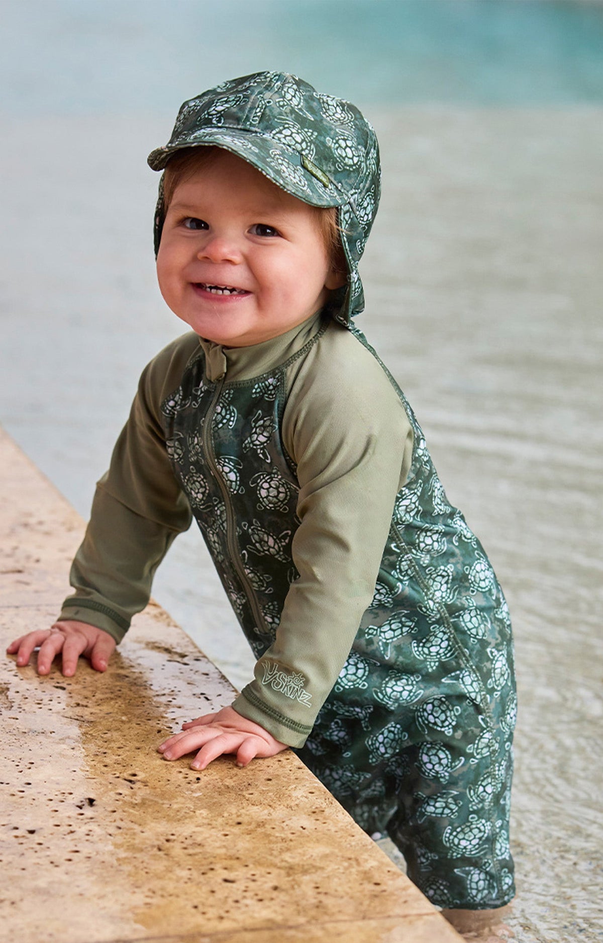 Baby Boy's Swim Flap Hat