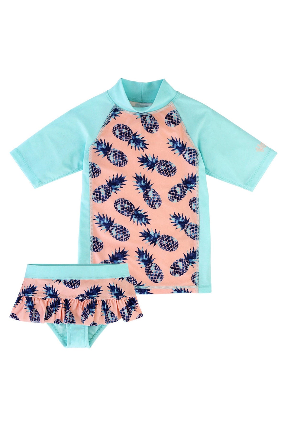 Girl's Short Sleeve Sunny Swim Set