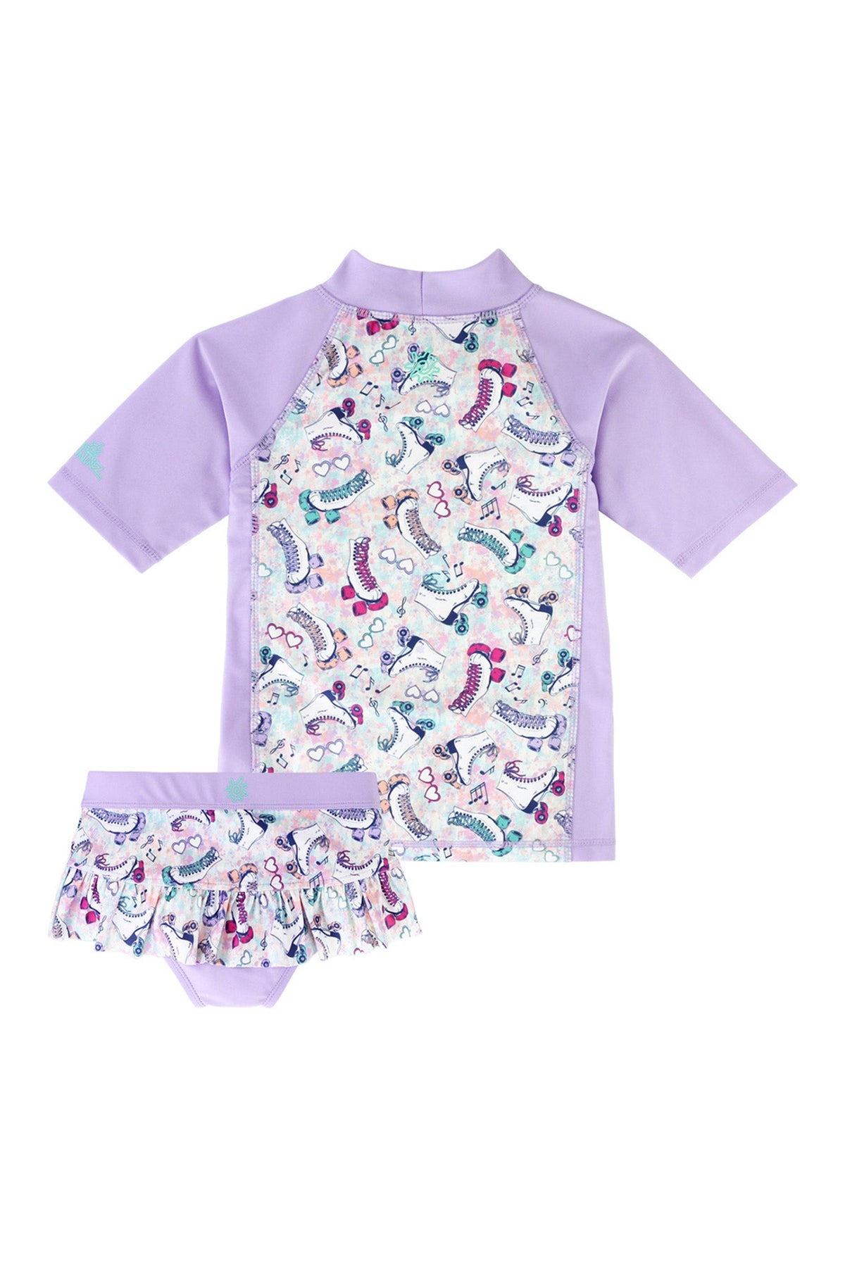 Girl's Short Sleeve Sunny Swim Set