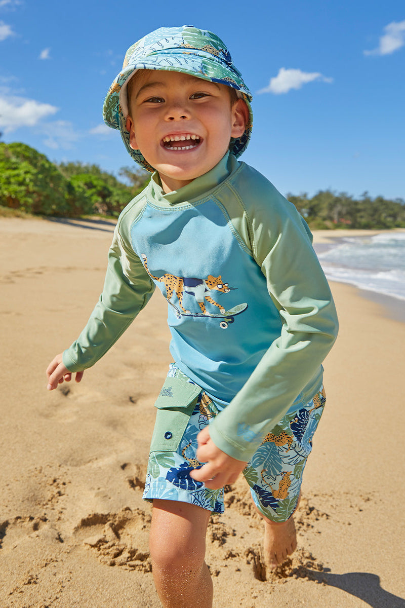Boy's Long Sleeve Active Sun & Swim Shirt