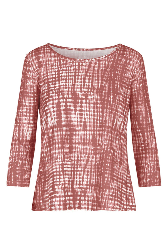 Women's 3/4 Sleeve Scoop Swing Top