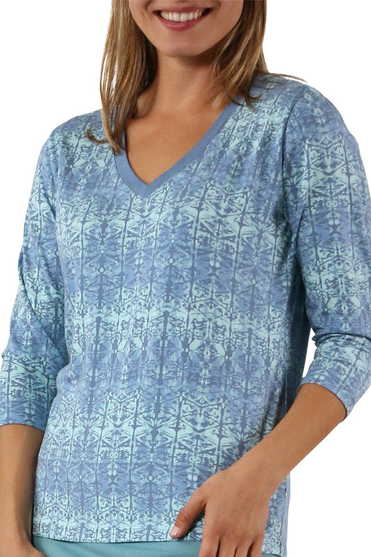 Women's 3/4 Sleeve V-Neck R&R Tee