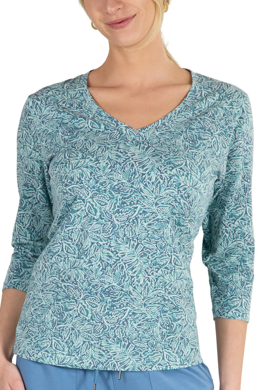 Women's 3/4 Sleeve V-Neck R&R Tee