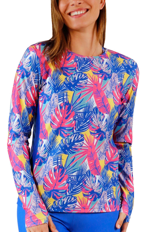 Women's Long Sleeve Crew Sun & Swim Shirt