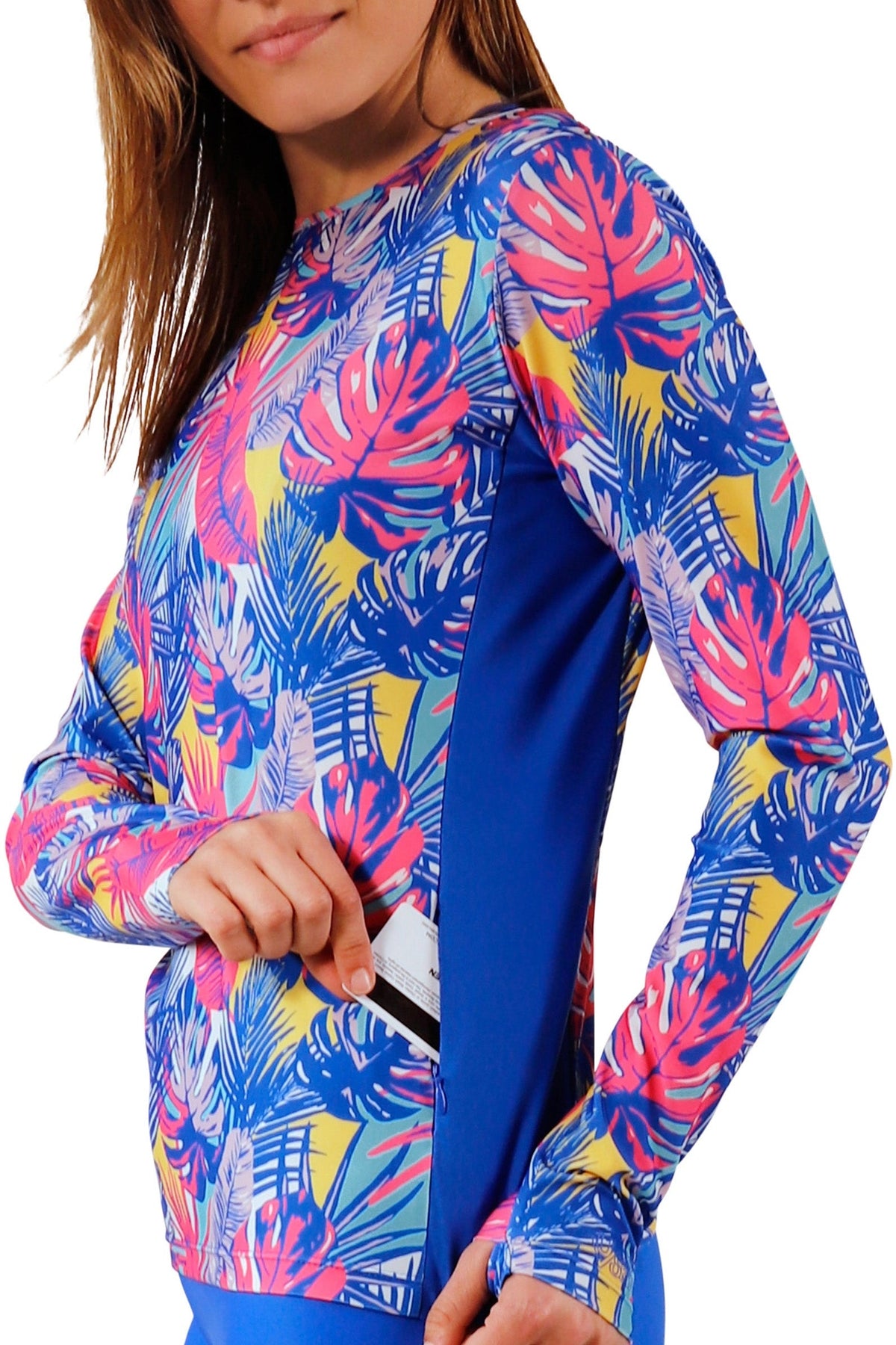 Women's Long Sleeve Crew Sun & Swim Shirt