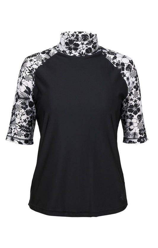 Women's Aloha Short Sleeve Sun & Swim Shirt