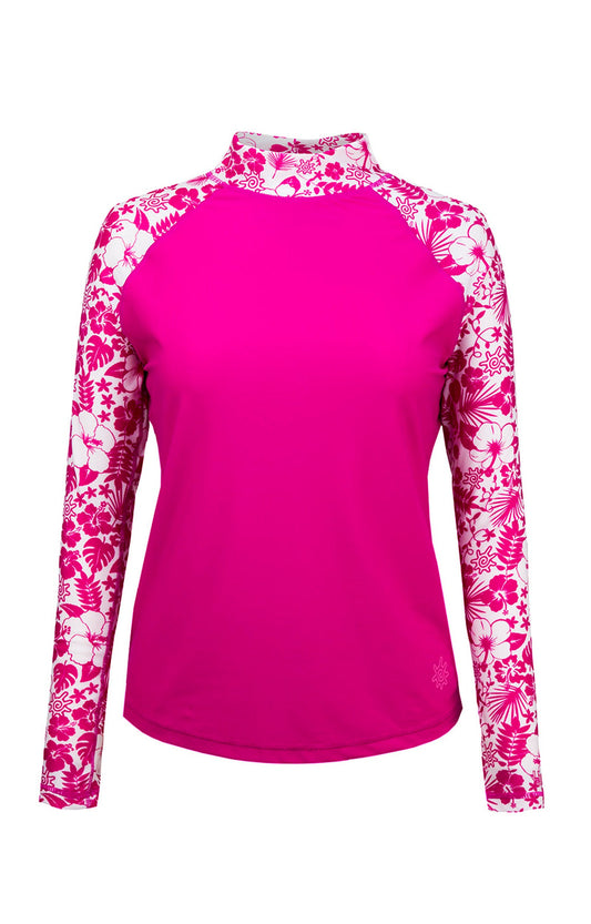 Women's Aloha Long Sleeve Sun & Swim Shirt