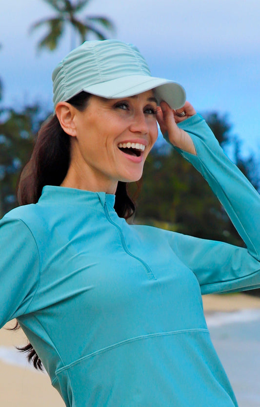 Women's Ruched Sun Cap