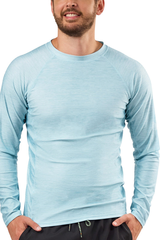 Men's Long Sleeve Crew Sun & Swim Shirt
