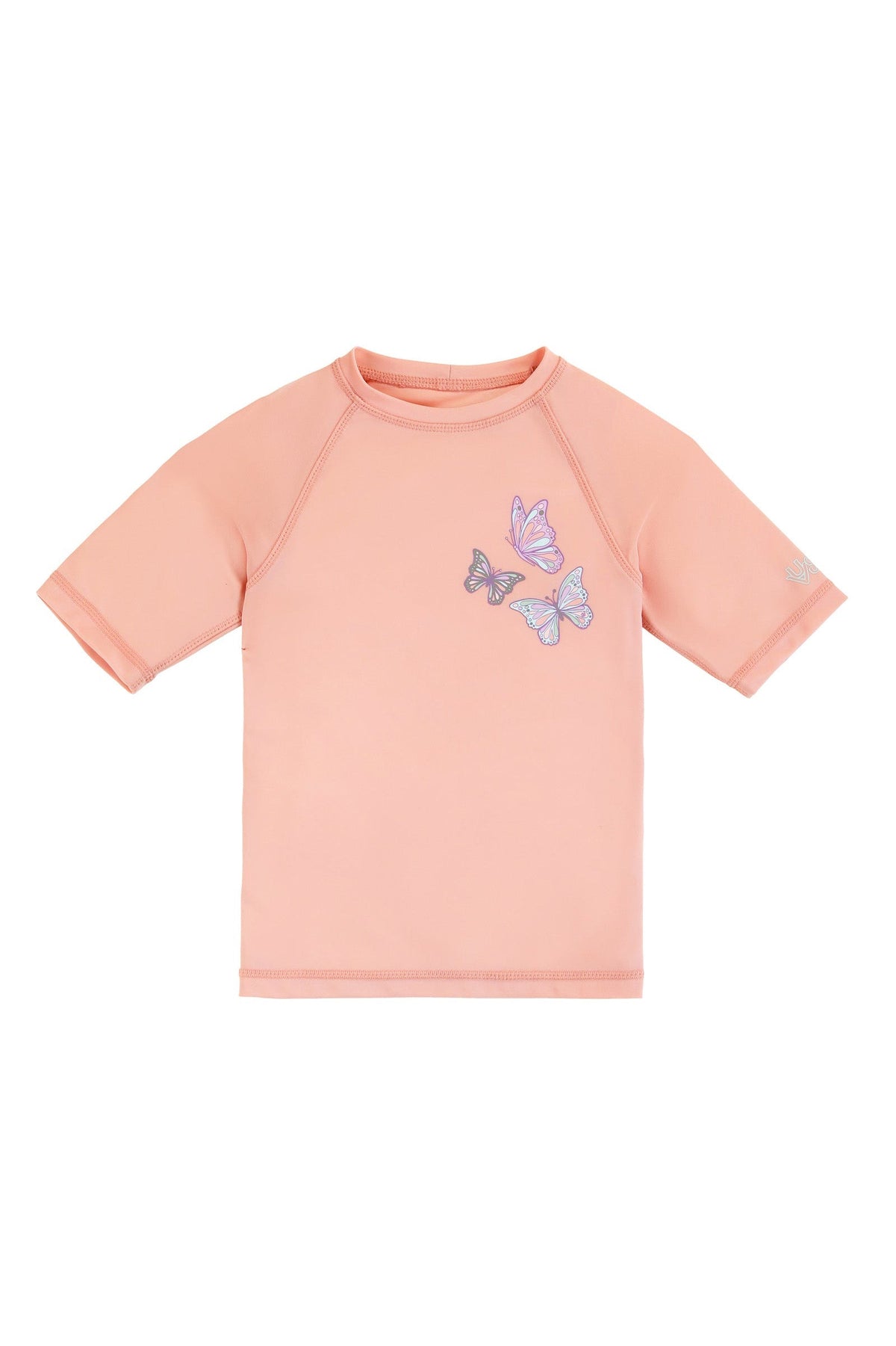 Kid's Short Sleeve Crew Sunny Swim Shirt