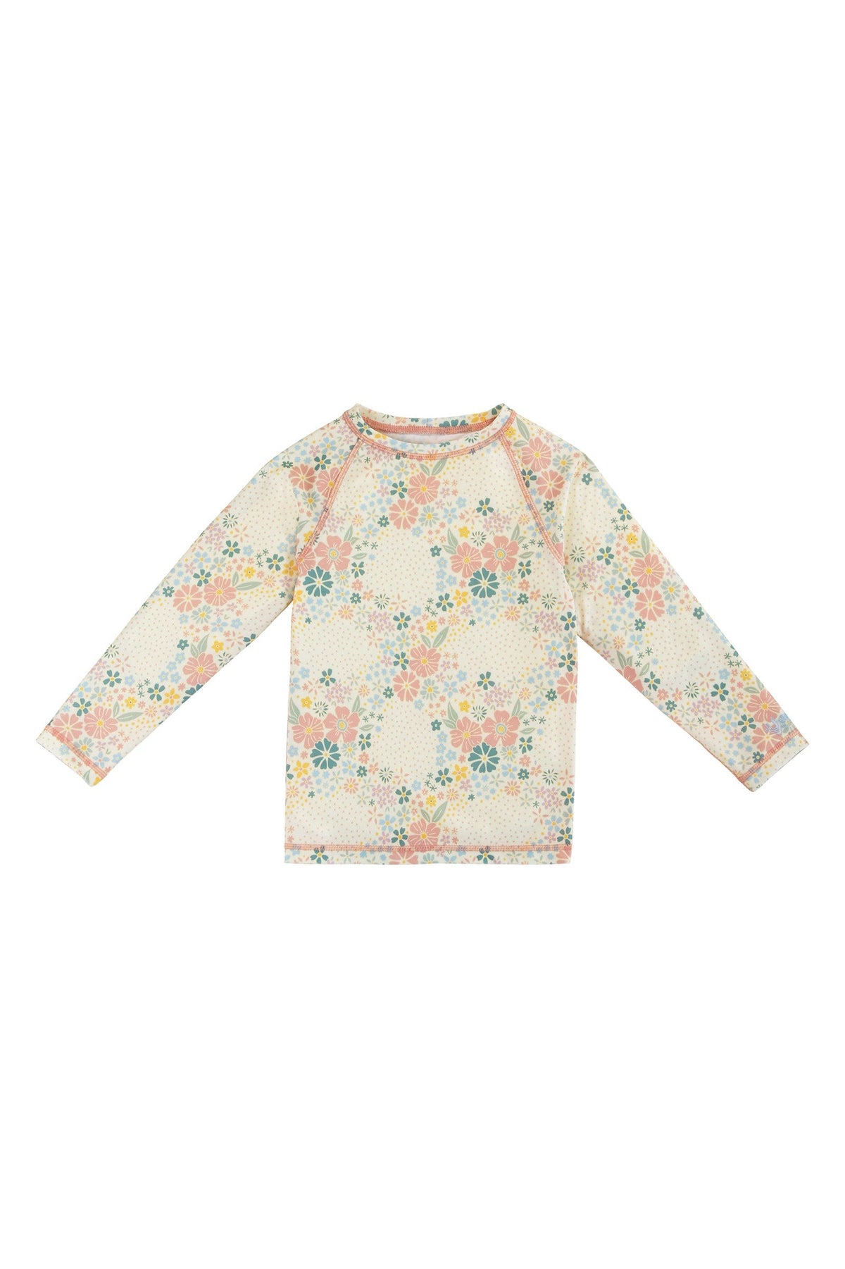 Kid's Long Sleeve Crew Sunny Swim Shirt
