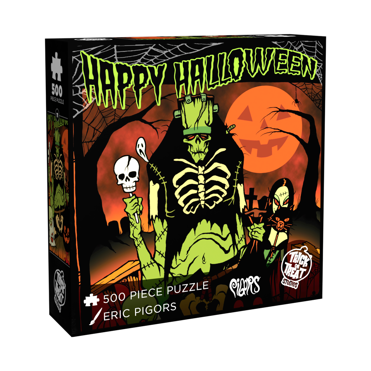 Toxictoons - Happy Halloween 500 Piece Jigsaw Puzzle