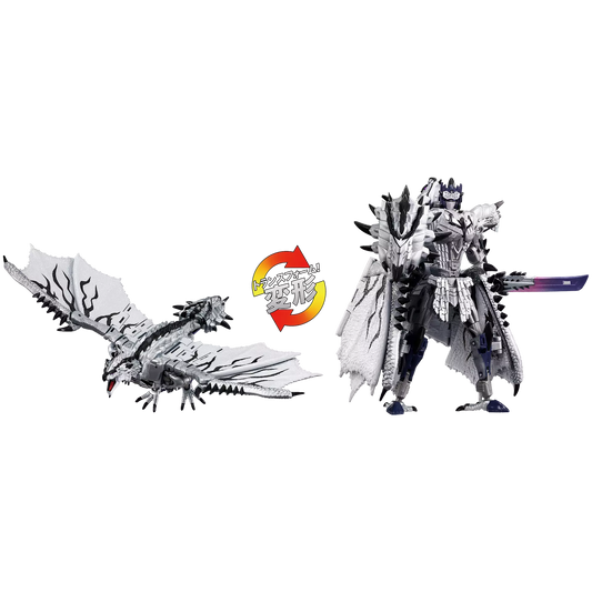 Transformers Synergenex Silver Rathalos Prime Monster Hunter Action Figure