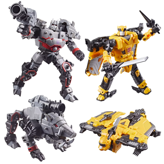 Transformers Timelines Comic Edition Bumblebee and Megatron Action Figure Exclusive