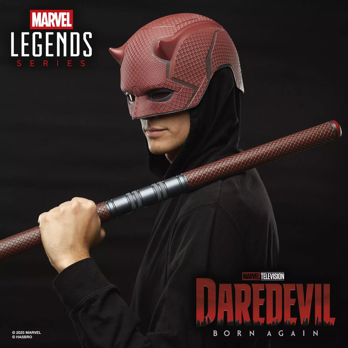 Marvel Legends Series Daredevil: Born Again Premium Roleplay Mask and Billy Club