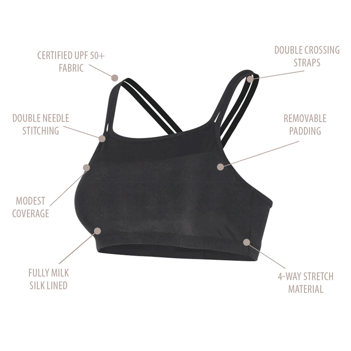 Women's Crisscross Swim Bra