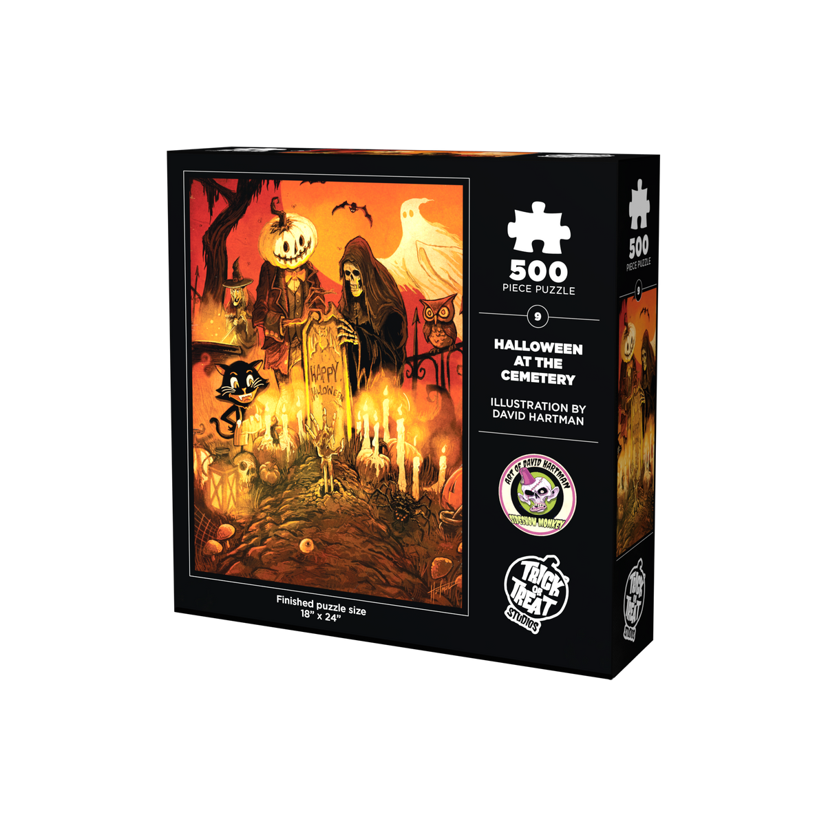 Halloween at the Cemetery 500 Piece Jigsaw Puzzle