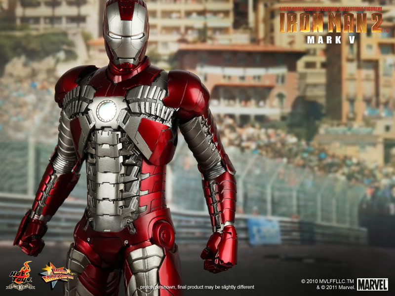 Hot Toys Iron Man (Mark V) 1/6 Scale Action Figure