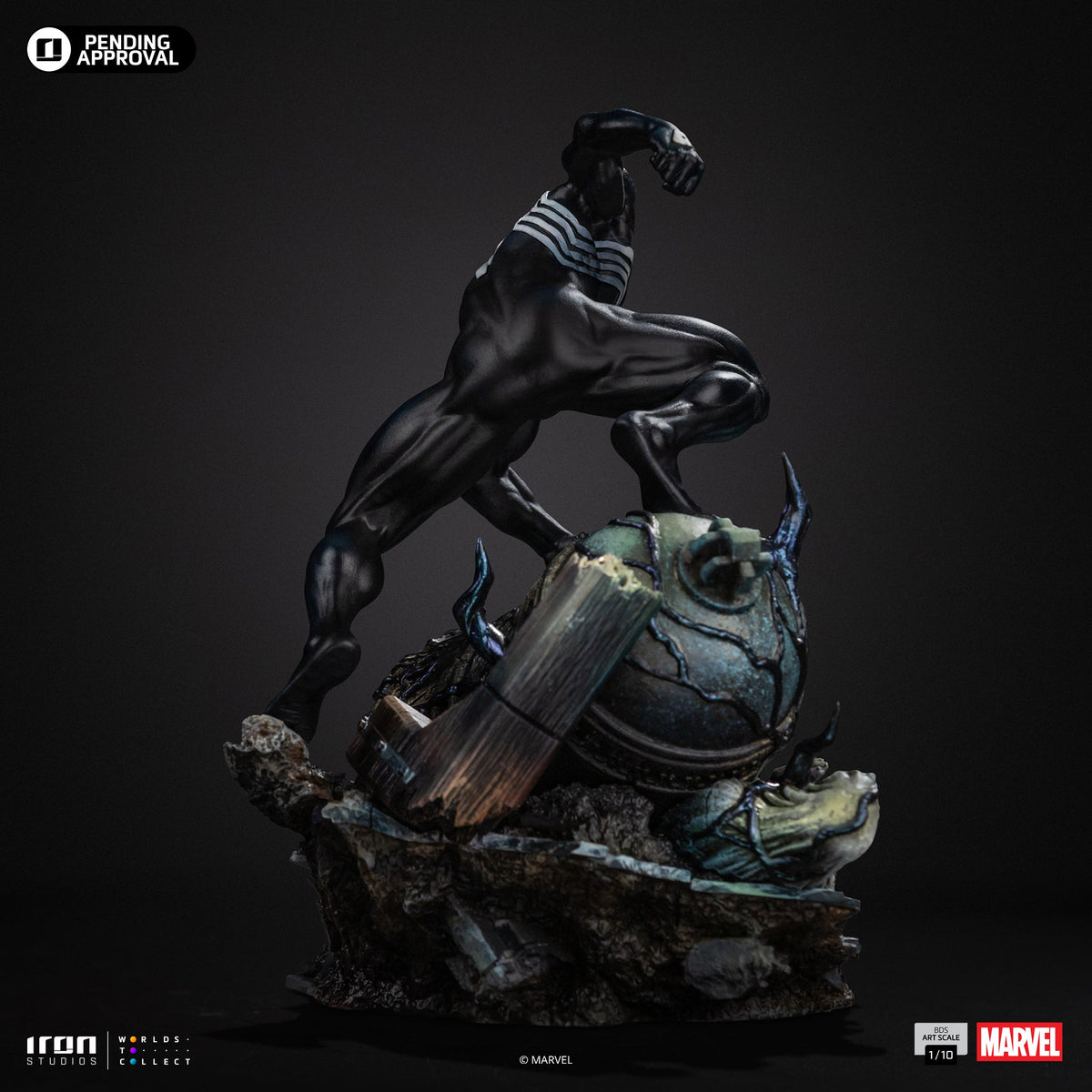Pre-Order - Statue Spider-Man Black - Marvel Comics - BDS Art Scale 1/10 - Iron Studios
